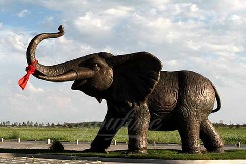 Brass sculpture outdoor elephant statues for decor for sale
