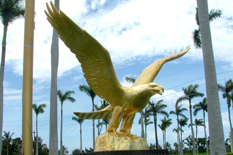 Bronze animal statue--Bronze Eagle decoration sculpture for sale