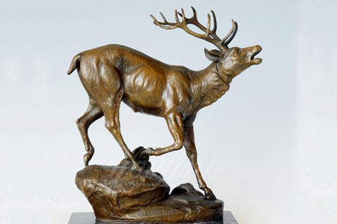 Famous Indoor elk sculpture animal statue for home decor for sale