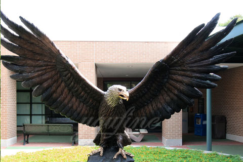 Garden eagle bronze animal sculptures for sale