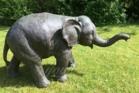 Life size elephant stuffed animal sculpture for sale