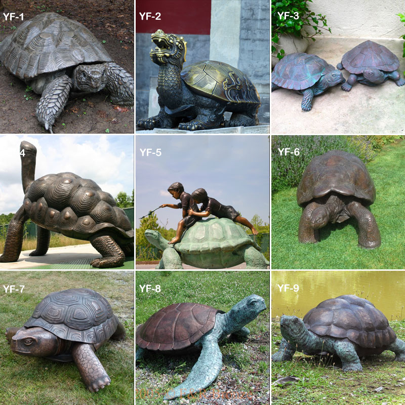 Turtle Bronze Animal Statue