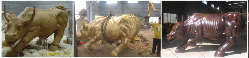 bronze bull statue for sale