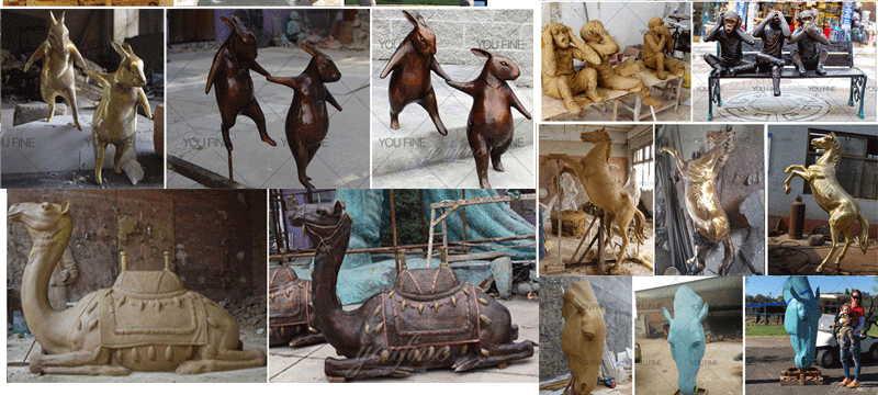 bronze art animal statue for sale