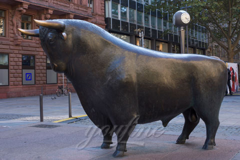 New design outdoor bull and bear sculpture for street