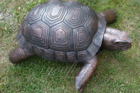 Full size garden bronze tortoise statues yard art for sale