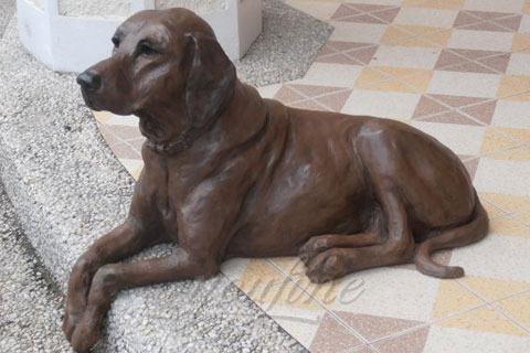 Modern animal sculpture custom dog sculptures in home decor