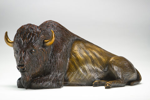 Outdoor Decoration Bronze Bull Sculptures for sale