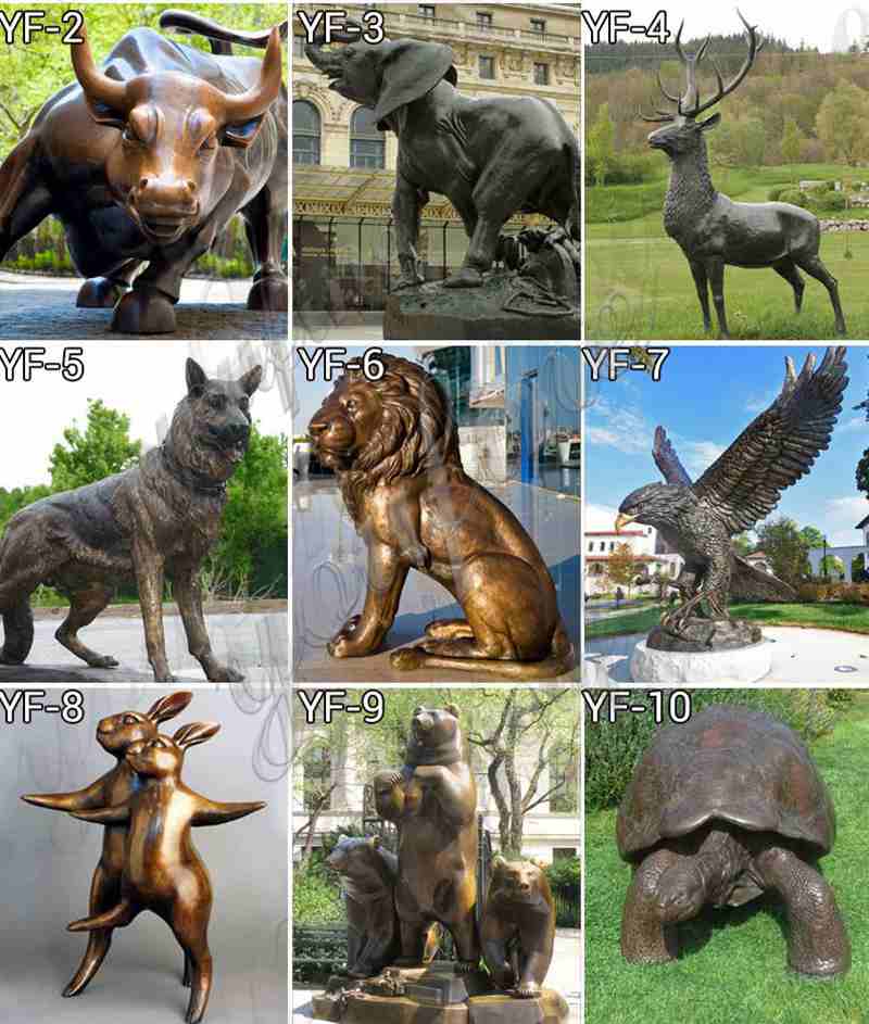 Antique Bronze Lion Sculpture