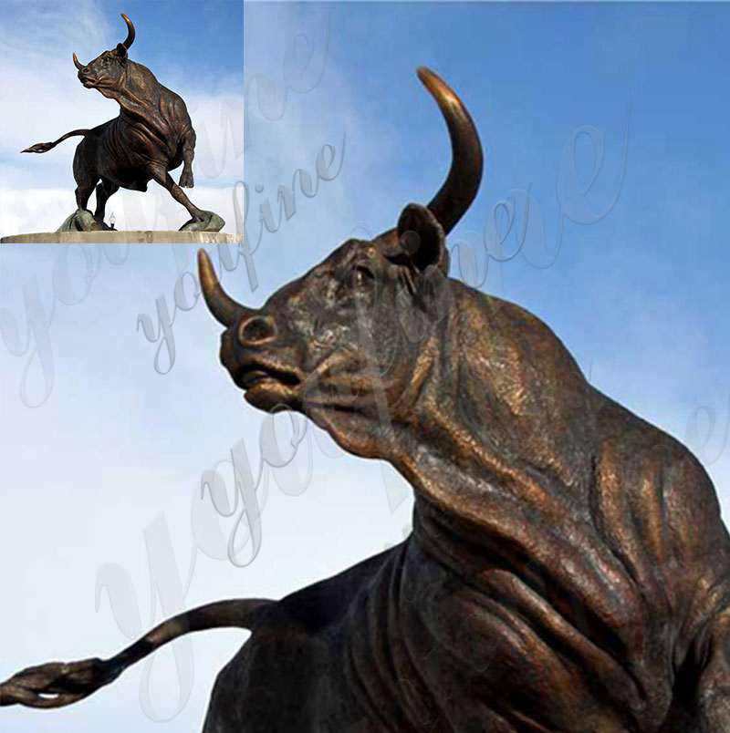 Bronze Bull Sculpture