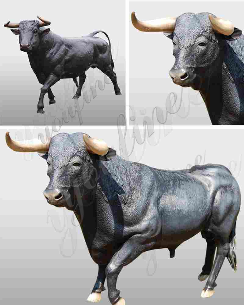 Bronze Bull Sculpture