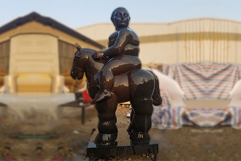 Outdoor Famous Fernando Botero’s Bronze Fat Horse Sculpture Replica Supplier BOKK-688