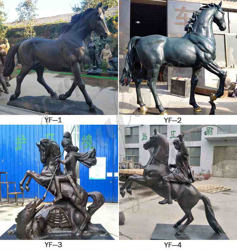 Famous Casting Bronze Horse Statue