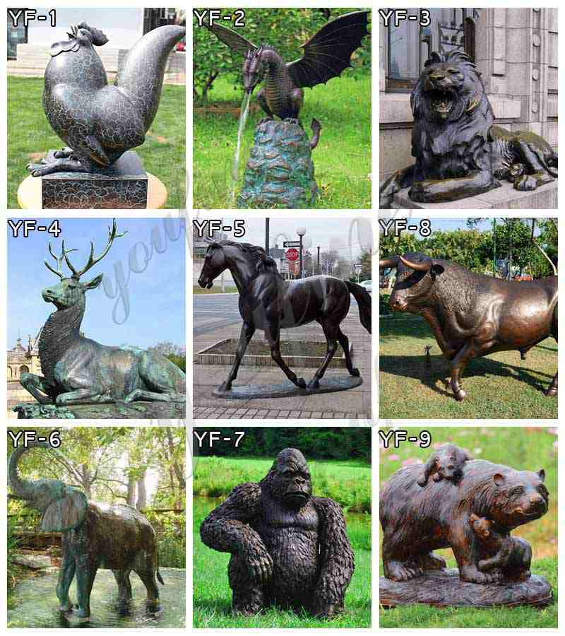 Bronze Horse Sculptures