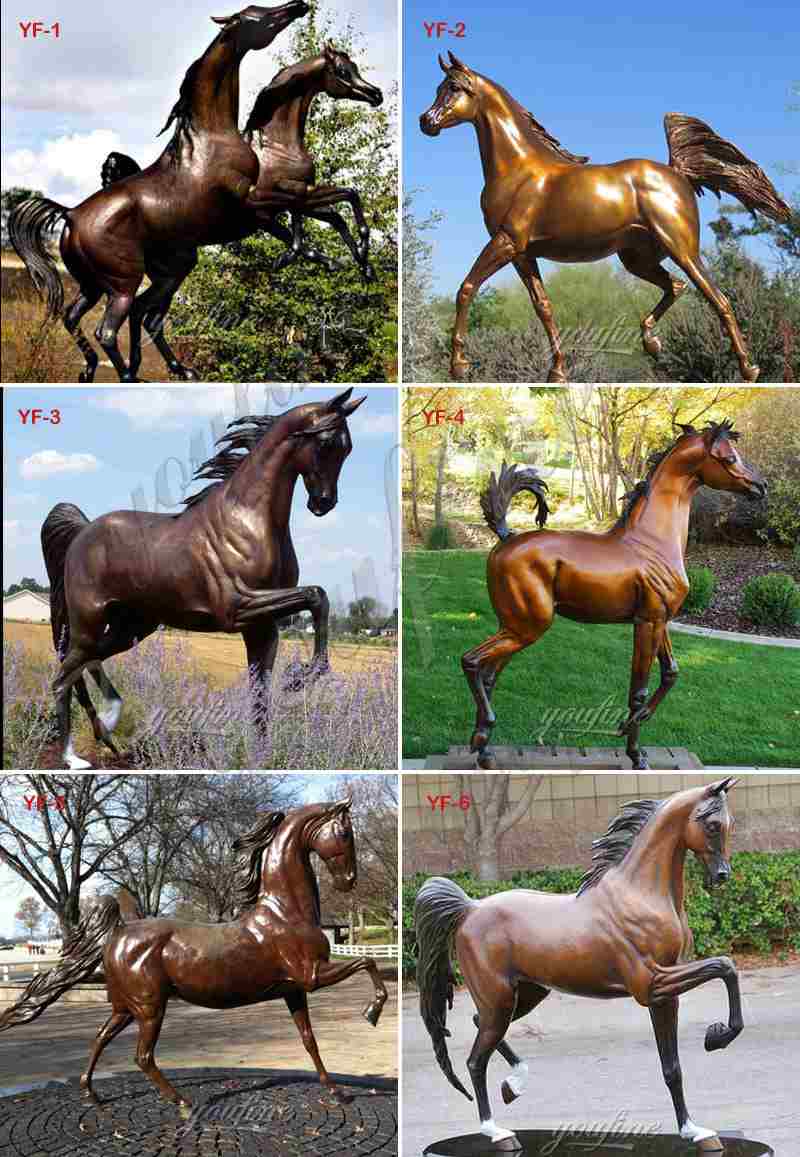 Bronze Mare and Foal Sculpture