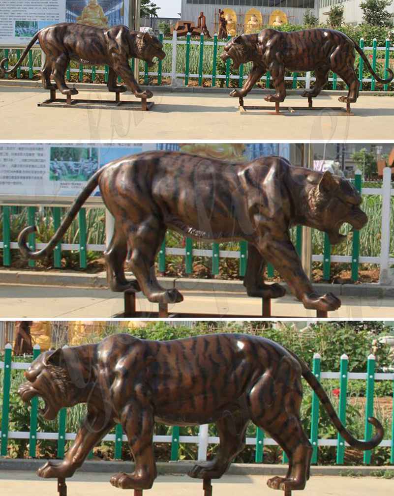 tiger yard statue