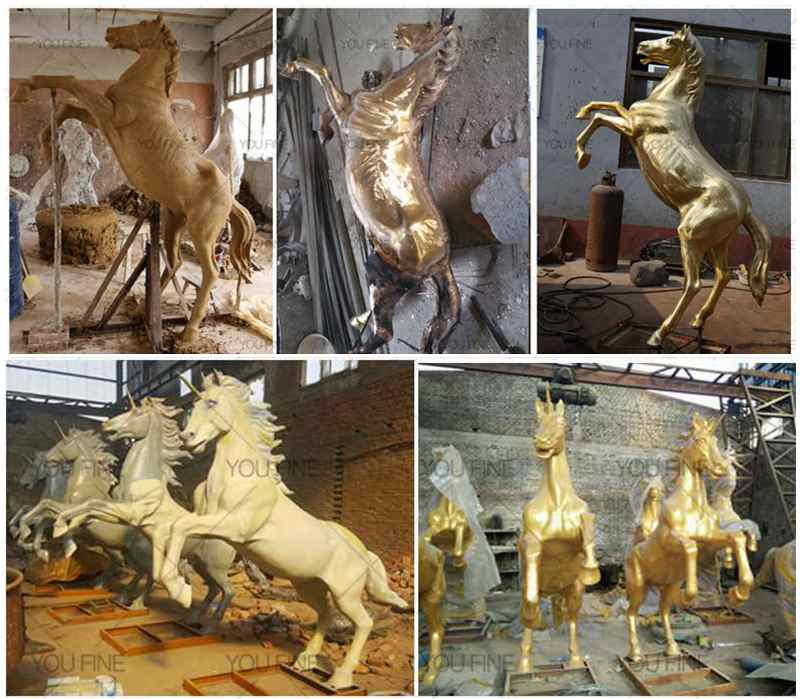 bronze horse statues for sale