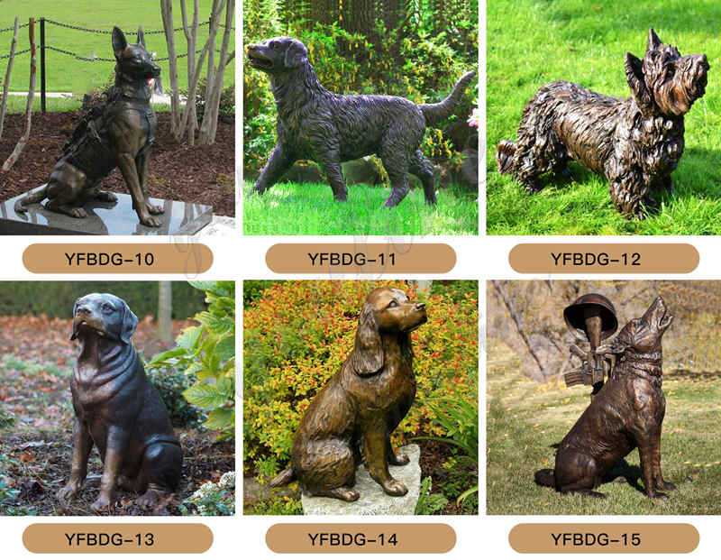 Life-size Bronze Guardian Bulldog Customized Garden Animal Statue for Sale