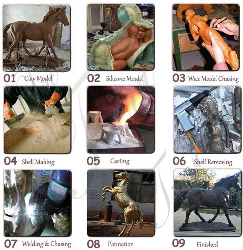 Casting Bronze Animal Statues Creative Outdoor Decor for sale