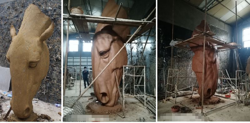 horse clay model factory supplier 7.1