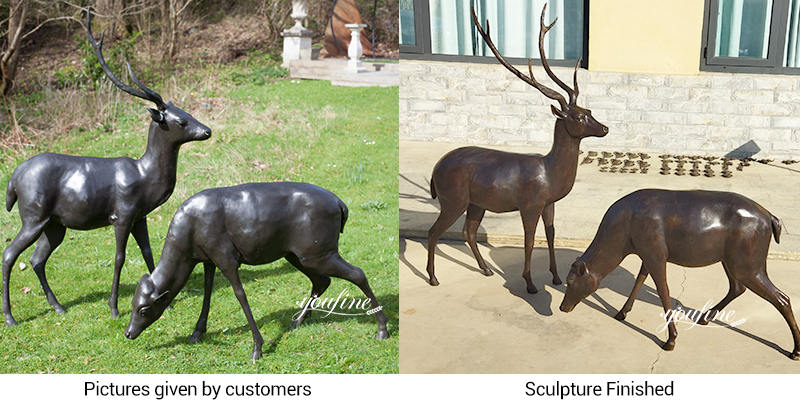 Bronze-Deer-Customized-Services-YouFine Factory