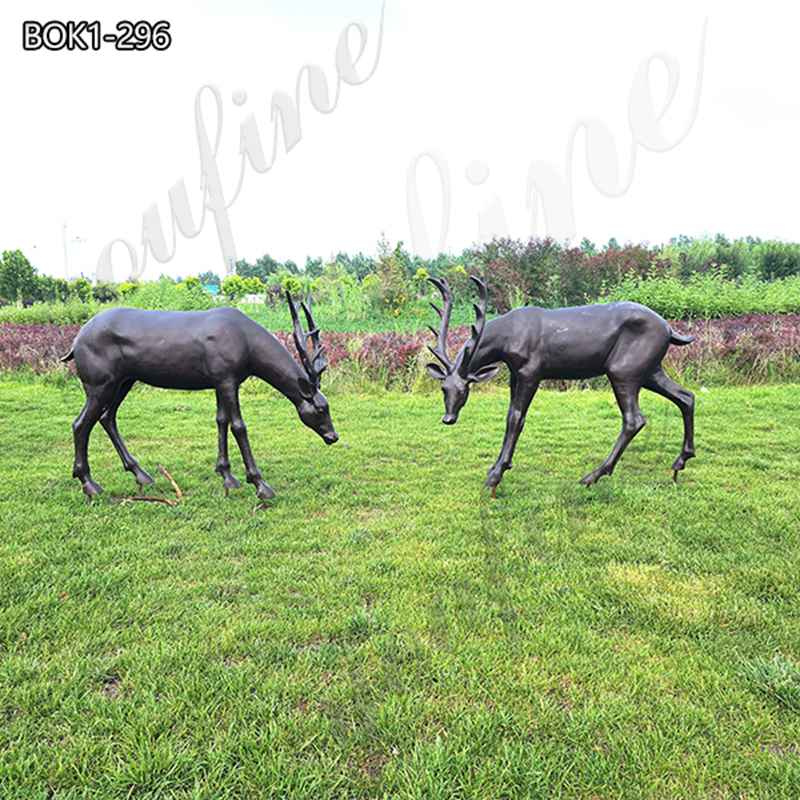 Bronze Elk Sculpture - YouFine Sculpture