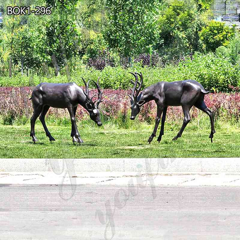 Bronze Elk Sculpture - YouFine Sculpture