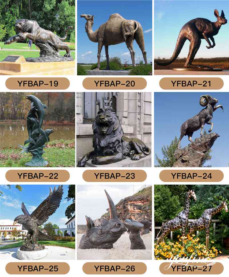Bronze animal sculpture - YouFine Sculpture (1)