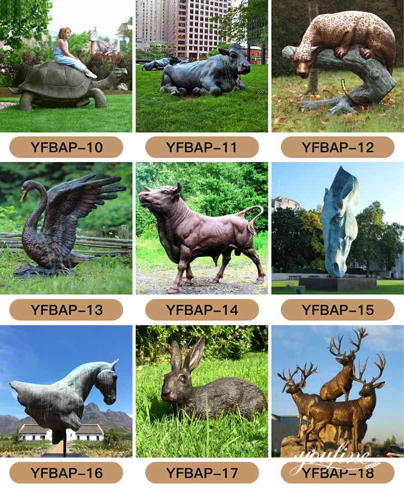Bronze animal sculpture - YouFine Sculpture (2)