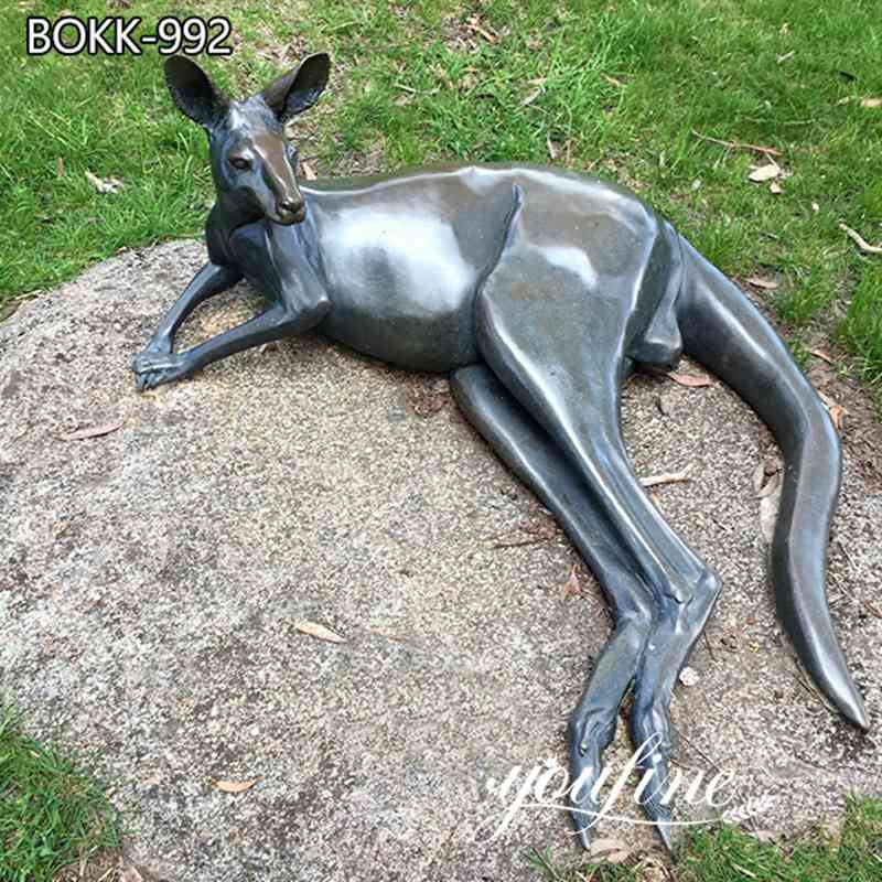 Life Size Outdoor Bronze Kangaroo Sculpture for Sale BOKK-992