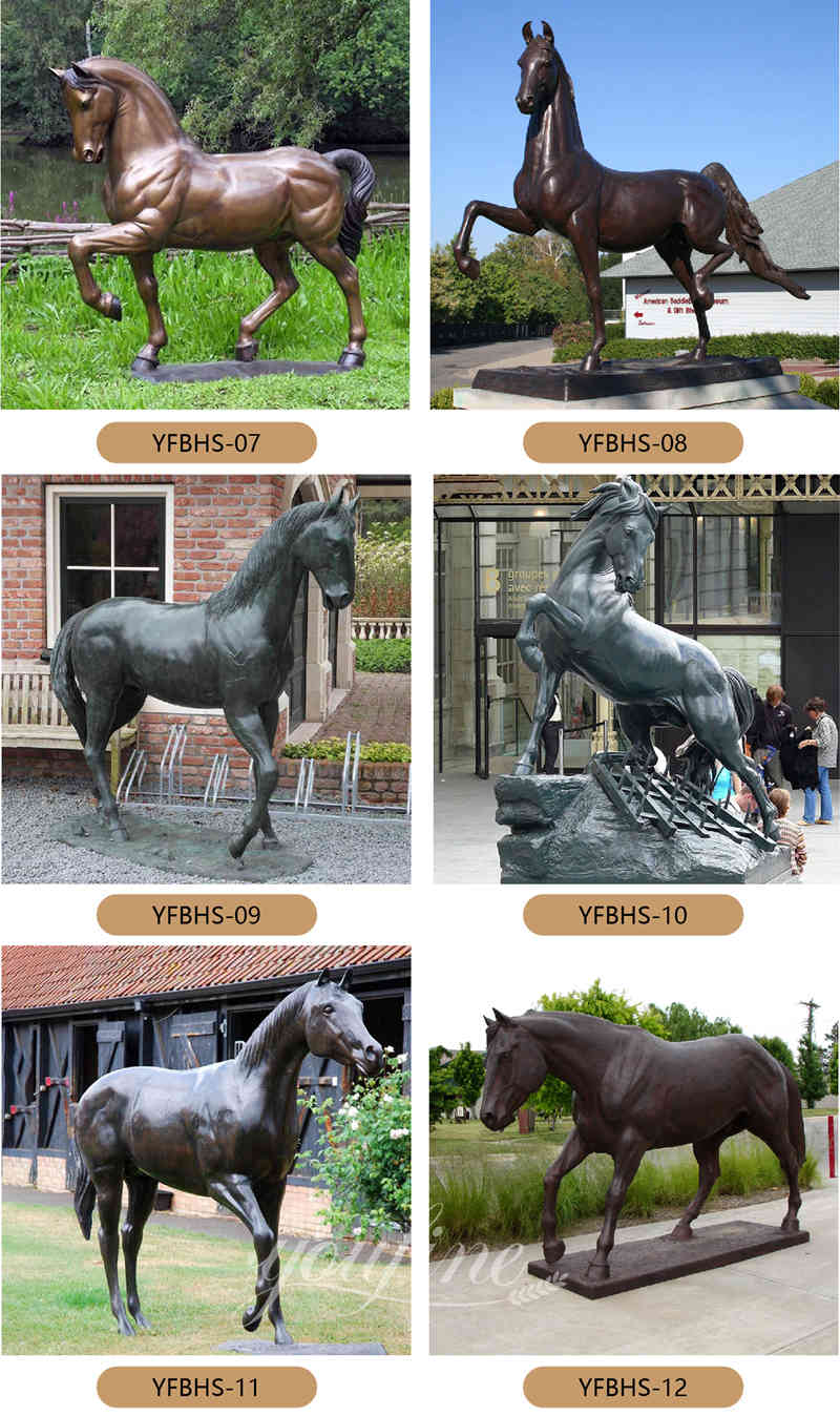 Bronze Horse Sculptures for Sale - YouFine Sculpture (2)