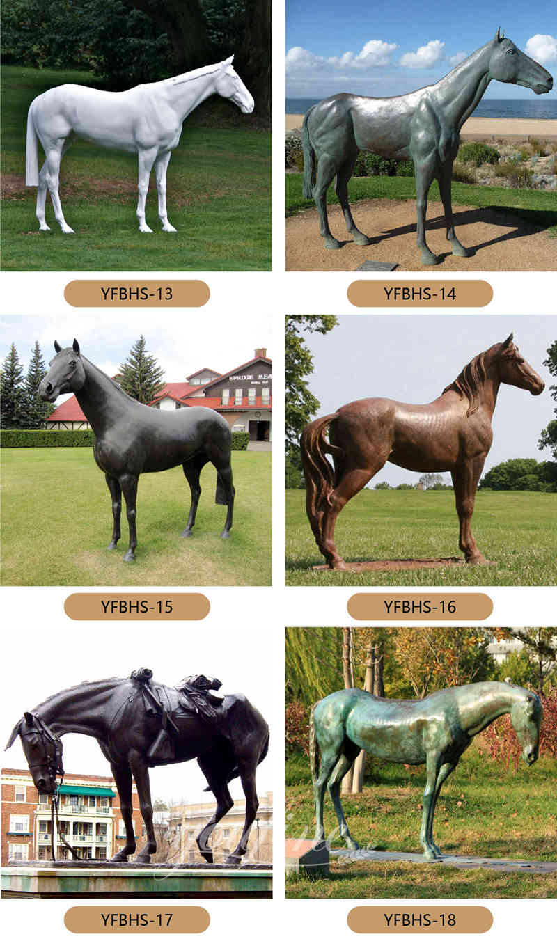 Large Bronze Horse Statue - YouFine Sculpture (1)