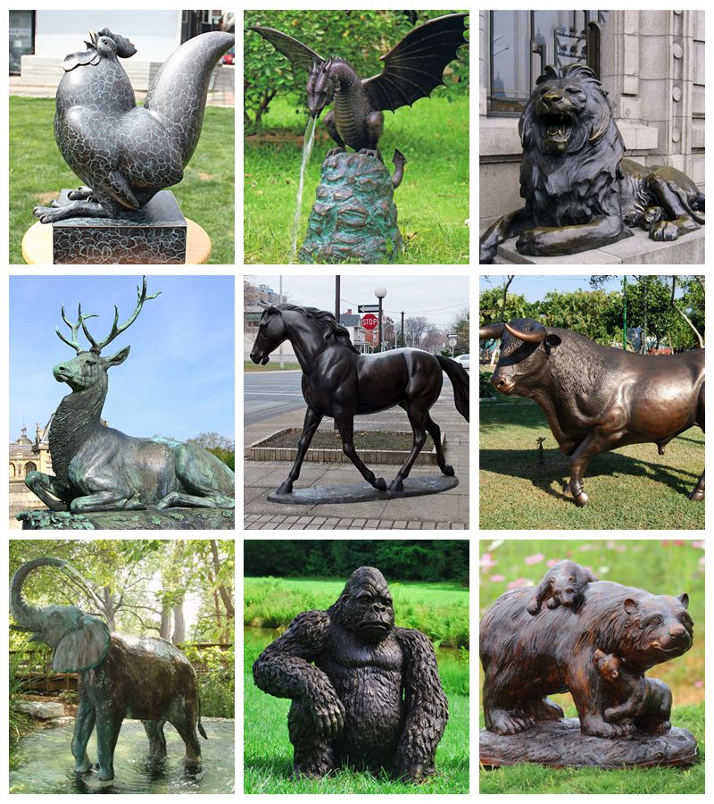 bronze animal statue2