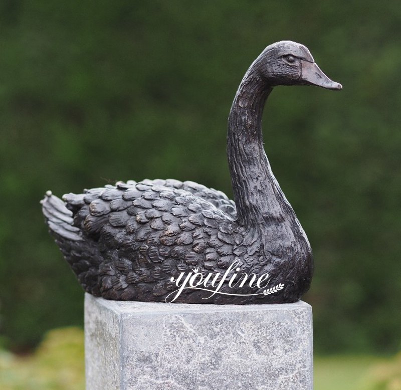 bronze swan statues -01-YouFine Sculpture
