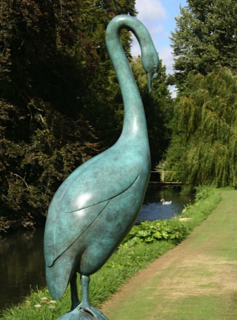 bronze swan statues -YouFine Sculpture
