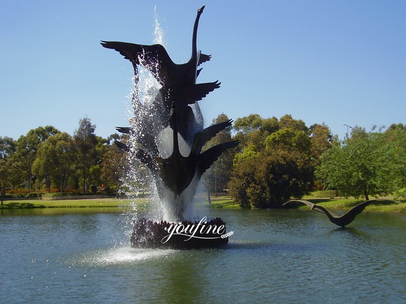 swan fountain