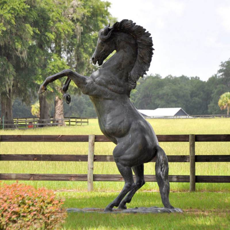 Bronze Rearing Horse Statue Introduction
